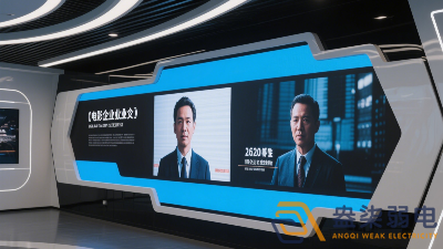 企業(yè)文化展廳中LED顯示屏的應用
